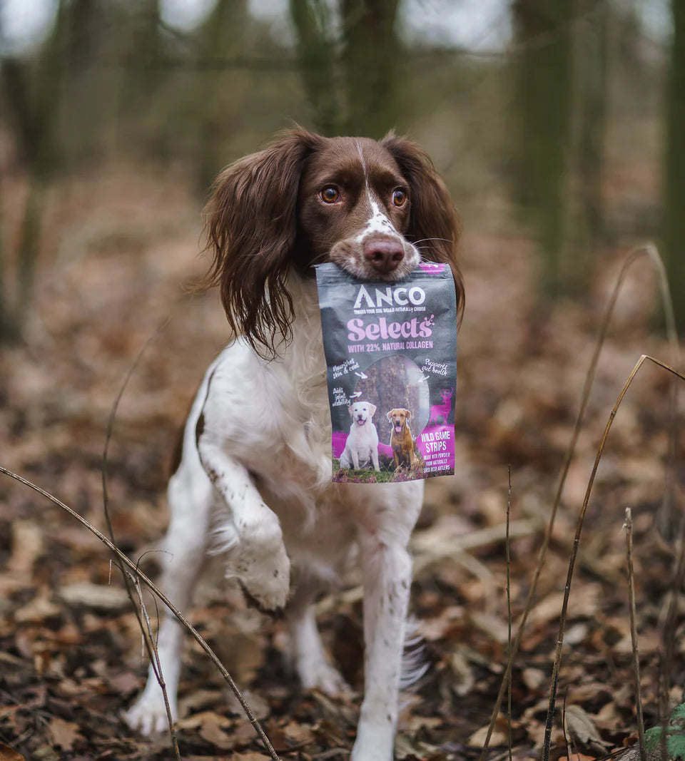 Anco Selects Wild Game Strips with Collagen 85g