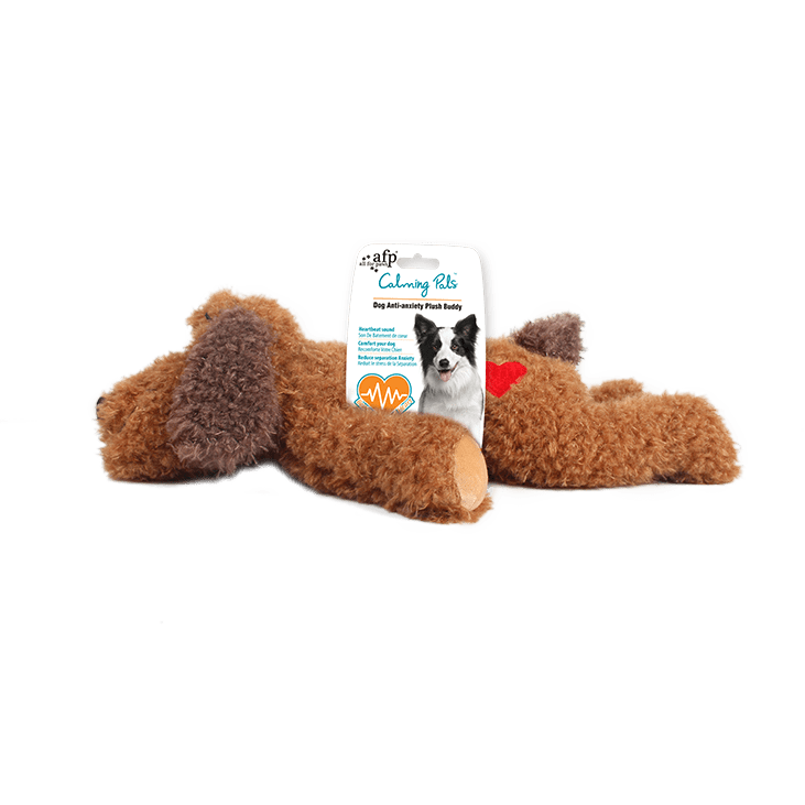 All For Paws Calm Paws Dog Anti Anxiety Hearbeat Plush Buddy