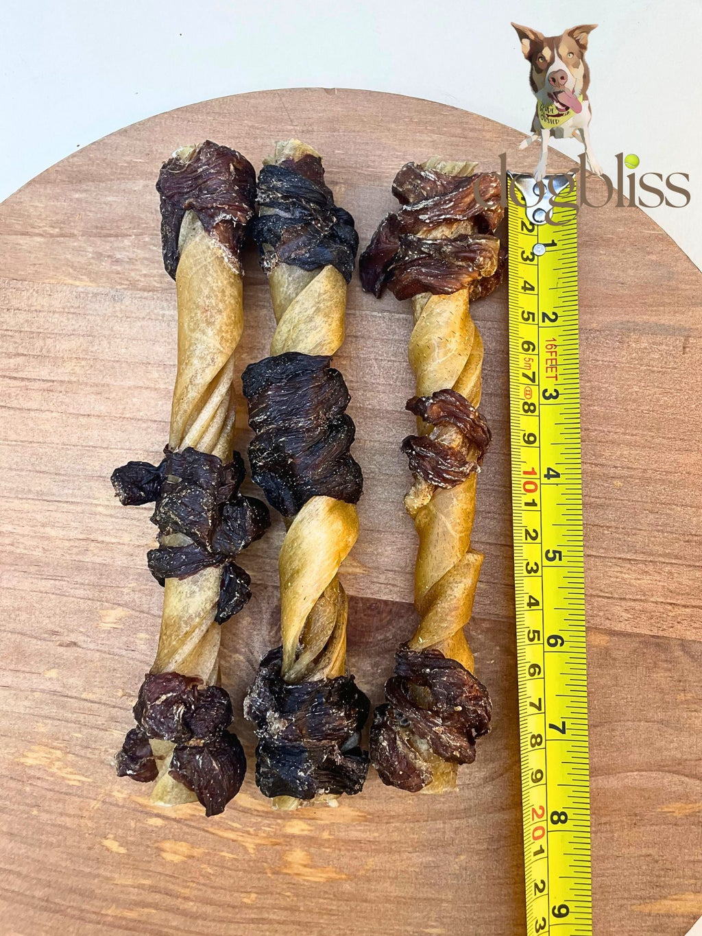 Air Dried Jerky Wrapped Twisted Cheek Dog Chew