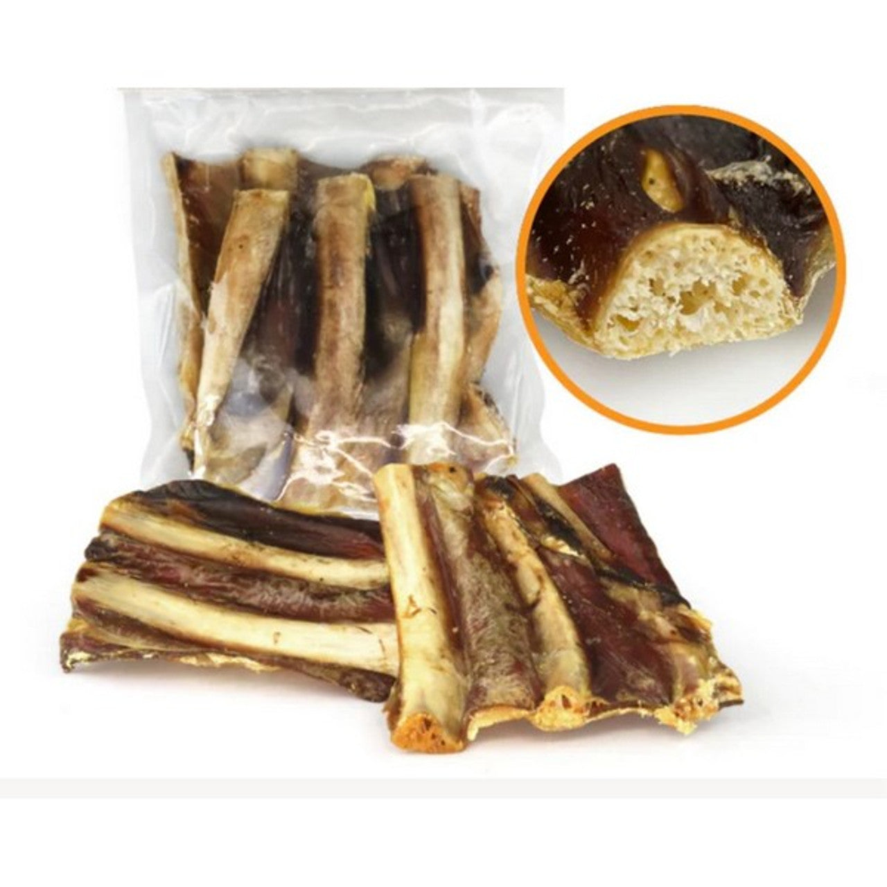 Air Dried Ostrich Ribs Dog Chew - 1 pc