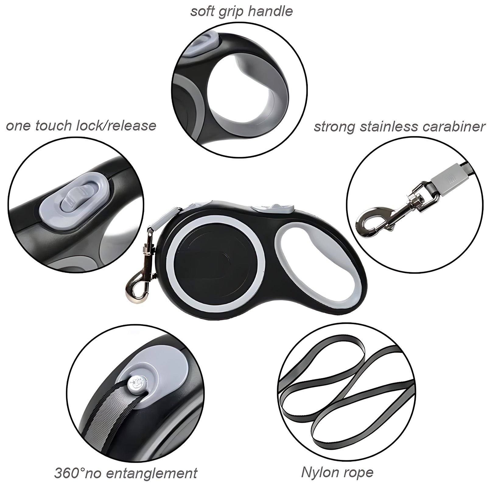 Retractable Dog Walking Lead – Heavy Duty Extendable Leash 5m / 8m - Image 9