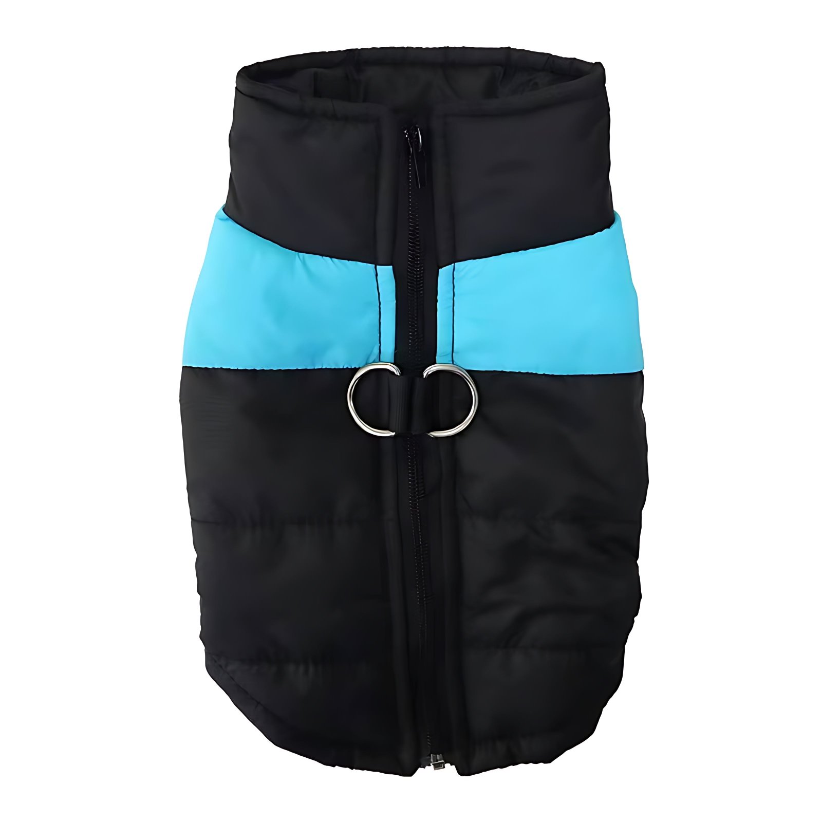 Waterproof Dog Winter Jacket – Warm Padded Coat with Zipper - Image 2
